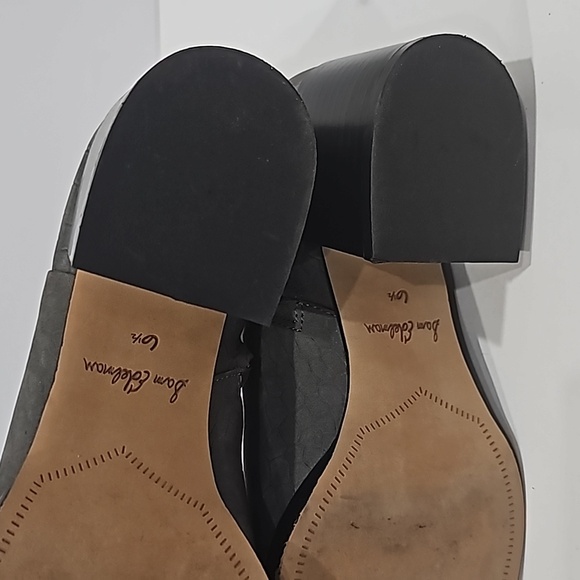 Sam Edelman Grey-Blue Snake Booties Size 6.5 - Picture 10 of 11